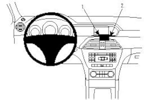 Brodit ProClip - Kit de coche para Benz C-Class (180-320) 11-14 (montaje central)