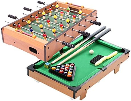 3-5 years old children's table football / billiard / snooker / table tennis / children's toy package ( Color : E )