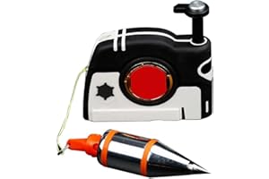 BOABY Fil À Plomb Magnétique, 11Oz (310G) Fil À Plomb Magnétique Avec Cordon de Bobinage Automatique de 4,5 M/14,7 Pieds, pour Les Travaux de Construction, La Menuiserie, La Construction de Murs