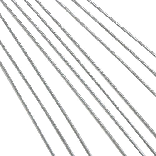 Yahee 10 Stück 2 Meter Schaltzughülle Universal Schaltseil Schaltzug Bowdenzug Fahrrad 1,2 mm - 5