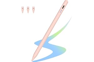Pencil 1. Generation für iPad 2025-2018, KIROSA Stift für Grafiktabletts mit Handfläche Ablehnung & Neigungssensitiv Zubehör für Tablets , Pencil für iPad 6-11,Air 3-5/M2/M3,Pro 11/12.9"/13"M4, Min5-6