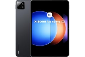Xiaomi Pad 6S Pro – Tablet de 12,4”, 8 + 256 GB, HyperOs, Snapdragon 8 Gen 2, Altavoces Dolby Vision Atmos, Hypercharge 120W, Negro (Versión ES)