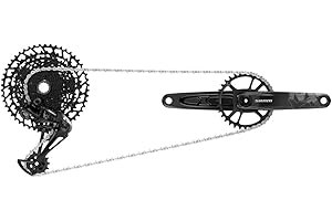SRAM Nx Eagle Dub Groupset (Rear Der, Trigger Shifter W Clamp, Crankset Dub 12S W Dm 32T X-Sync Chain Ring, Chain 126 Left 12S, Cassette Xg-1230 11-50T, Chaingap Gauge):