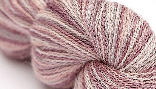 Inca Collection by PollyJane - Alpaca Silk Lace yarn - 50g - EX74 Raspberry Cream