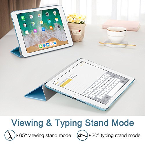iPad Mini 4 Hülle, ESR® Yippee Series Auto aufwachen/Schlaf Funktion Ledertasche mit durchschaubar Rückseite Abdeckung Leichtgewicht Anti-Kratzer Schutzhülle für iPad Mini 4 (Himmel Blau) - 6