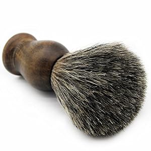 WEISHI Shaving Brush, 100% Pure Mixed Badger with Rosewood Wooden Handle shaving brush - Image 3