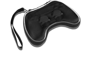 Annadue Bolsa portátil para Controlador PS4, Bolsa de Viaje a Prueba de Golpes para 4 Controller Gamepad, Fuerte y Duradero (Negro) …