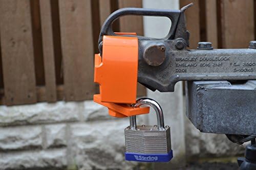Hitch Lock, very strongly made from 8mm steel and easy to use tow hitch lock for Bradley type hitch to really make your trailer, horsebox, caravan more secure.