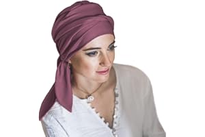 CAREBELL Smooth - Turbante gorro oncologico de bambú para quimioterapia o alopecia