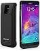 Produktbild RUNSY Note 4 Akku Case Hülle, 4800mAh Batterie Case Hülle für Samsung Galaxy Note 4, Power Case Hülle mit Ständer (Schwarz)