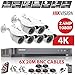 Produktbild HIKVISION CCTV-Set DVR CH 1080P & 6 x Sony 2,4 MP CMOS TVI 1080P Full HD) Grau CCTV Kameras IR 20 M Nacht Vision Remote View Einfach P2P CCTV Sicherheit Kamera Kit + 3TB HDD
