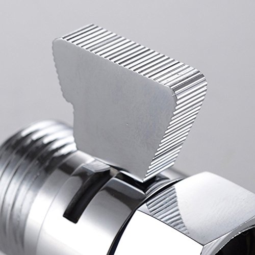 Homeself Brass Shower Head Flow Contol and Shut OFF Stop Switch Valve for Shower Head, Hand Shower, or Bidet Sprayer etc,Universal Replacement Part by Homeself - 3
