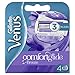 Gillette Venus Comfortglide Breeze 2-in-1 Women's Razor Blades with Shaving Gel Bars, No Shave Cream Needed (Packaging May Vary) - 4 Pack