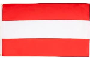 FLAGGE ÖSTERREICH 150x90cm - ÖSTERREICHISCHE FAHNE 90 x 150 cm - flaggen AZ FLAG Top Qualität