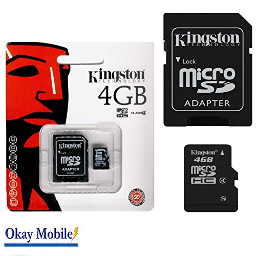 Original Kingston MicroSD Karte Speicherkarte 4 GB Für Doro Primo 413 - 4GB