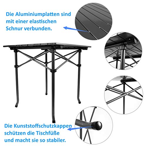 Qisiewell Table de Camping Table de Plage Pliante en Aluminium Table de Pique-Nique Portable légère compacte pour intérieur et extérieur Camping Picnic Beach Natation Randonnée BBQ Qisiewell Table de Camping Table de Plage Pliante en Aluminium Table de Pique-Nique Portable légère compacte pour intérieur et extérieur Camping Picnic Beach Natation Randonnée BBQ