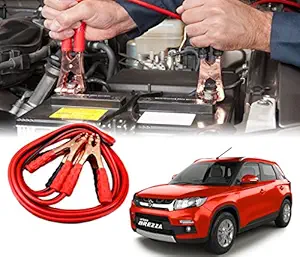 Auto Pearl Car 700 Amp Heavy Duty Jumper Booster Cables Anti Tangle Copper Core for - Vitara Brezza (Small)