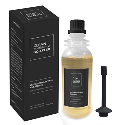 CLEAN Confidence GO AFTER Limpieza intestinal ocasional con agua purificada y aloe vera - Solución rectal individual 140 ml por ConfidentU