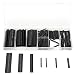 Produktbild ExcLent 127Pcs 2:1 Polyolefin Black Heat Shrink Tube Sleeving 7Sizes