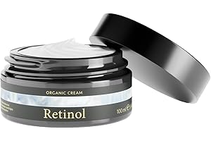 ‎SATINNATUREL Retinol Creme 100ml - Retinol hochdosiert + Salicylsäure + Bio Aloe Vera - Anti Aging Feuchtigkeitscreme, Anti Pickel - Gegen unreine Haut Gesicht - Skincare Vegan Satin Naturel