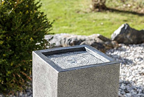 Brunnen Springbrunnen Gartenbrunnen FoColumn Square 75x31cm 10749 - 3