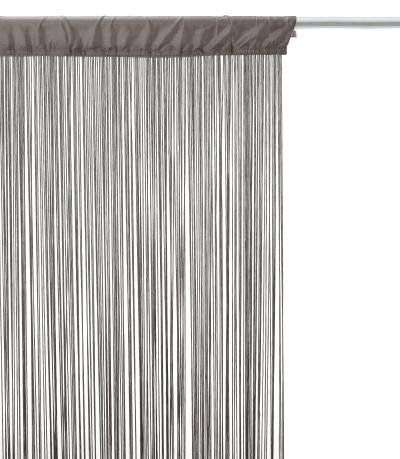 Fadenvorhang, 90 x 200 cm, grau