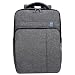 Produktbild Eshow Nylon Laptop Rucksack Backpack Schulrucksack Laptoprucksack für 13" 13.3" 14" Laptop Notebook Computer Arbeit Campus Studenten, Hellgrau