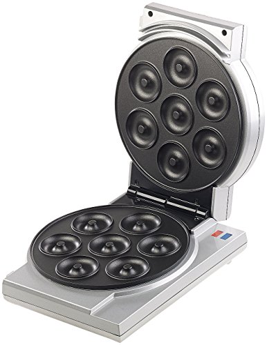 Rosenstein & Söhne 3in1-Donut-, Cupcake- und Cakepop-Maker, antihaftbeschichtet, 850 W