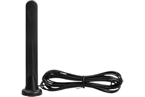 AZONELIFE Antena 5G LTE 12DBi 600-6000MHz SMA, Antena de Red Mimo Omnidireccional Externa-Interna con Base Magnética Impermeable para Router GSM/GPRS/3G/4G Router Inalámbrico de Banda Ancha Gateway