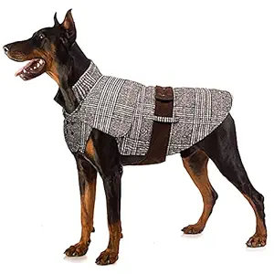 Buddypuppy Winter Dog Coat Warm Windproof Dog Jacket for Medium Large Dogs