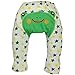 Baby and Toddler boys & girls Cool Cotton Leggings by Dotty Fish Cream, Green and Blue Starry Frog design - 95cm/24+ months