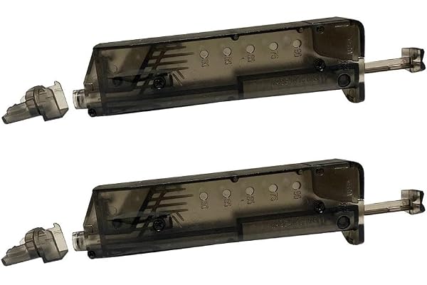 Lot de 2 chargeurs rapides pour airsoft BB Airsoft - Chargeur tactique pour paintball, jeu de guerre, tactique militaire, accessoires de chasse rapide, chargeur pour boules d'airsoft de 6 mm, 100