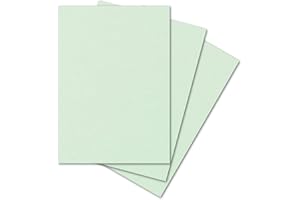 ‎ARTOZ ARTOZ 50x Briefpapier - Mint DIN A4 297 x 210 mm - Edle Egoutteur-Rippung – Hochwertiges Designpapier Urkundenpapier