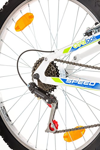 24 Zoll Speed EU-PRODUKT Fully Jugend Fahrrad jungenfahrrad Rad Bike Cycling Damenfahrrad Kinderfahrrad Kinderrad Full Suspension Mädchenfahrrad Mountainbike MTB SHIMANO, Rahmen 31 cm, 18-GANG - 9