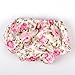 EQLEF® Cute Baby Girls Ruffle Panties Briefs Bloomers Pink Floral Pants (Pink)