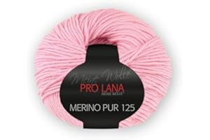 PROLANA 50g Pro Lana Merino Pur 125 - rosa
