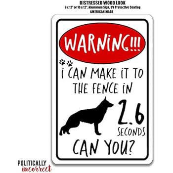 funny german shepherd warning signs