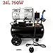 Produktbild BTdahong 750W Ölfrei Luftkompressor Druckluft Mobiler Kompressor 550W Doppelmanometer Kessel Oilfree Leise Silent Geräuscharm 24L Air Compressor 1PS 8 Bar