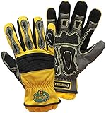  FerdyF. Extrication HANDSCHUHE, gelb spezialisierter Handschuh ist für Notfall- und Rettungsarbeiten, für das Baugewerbe oder andere extreme Arbeitsumgebung konzipiert worden.