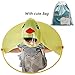 Produktbild Innerternet Kind Regenjacke Netter Regenmantel für Männer und Junge Mädchen Gelbe Ente UFO Headwear Regenschirm Hut Poncho Regencape Regenkleidung,und Drawstring Storage Bag
