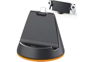 Dhqkqg Estación de Carga para PS5, Cargador para Playstation Portal Consola, Estación de Carga para PS Portal Remote Player, Estacion de Carga per PS5 Portal, Base de Carga con Type C onector