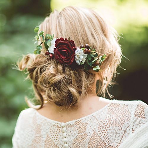 Scarlett Rose and Eucalyptus Hair Comb