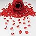 Produktbild Ruimin 2000 Stück Acryl-Tüten für mit 4,5 mm Scatters Strass Braut-Vase Perlen-Dekoration rot rot