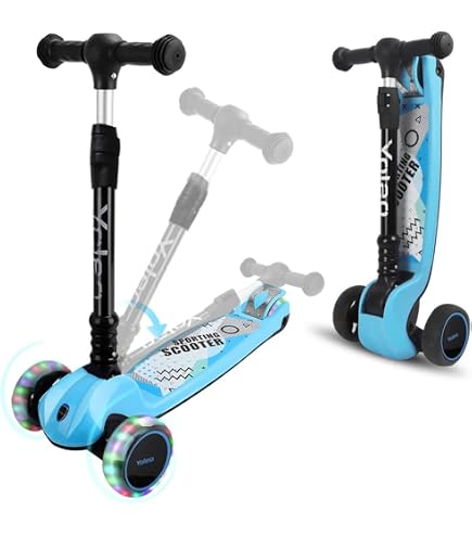 Monopattino a tre ruote TRINGO, 3-8 anni - nero + ruote LED luminose | SPORT E RICREAZIONE  Monopattini  Monopattini a tre ruote Per età  Per una bambina di 3