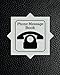 Produktbild Phone Message Book: Black Leather Surface Cover Design Telephone Memo Journal Notebook to log, Track, Monitor Phone Calls and Voice Mail 8" X 10" Book Record over 1,500 Messages (Phone Log Book)