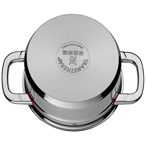 WMF Kochtopf hoch Ø 20 cm ca. 3,3l Premium One Innenskalierung Dampföffnung Made in Germany Cool+ Technology Metalldeckel Cromargan Edelstahl poliert induktionsgeeignet spülmaschinengeeignet - 4