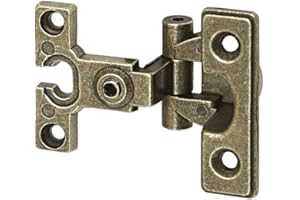 SMARTGROUPSTORE HERRAJES FAB.NACIONAL - BISAGRA ESTILO SIN REMATE ø26. ACABADO ORO VIEJO