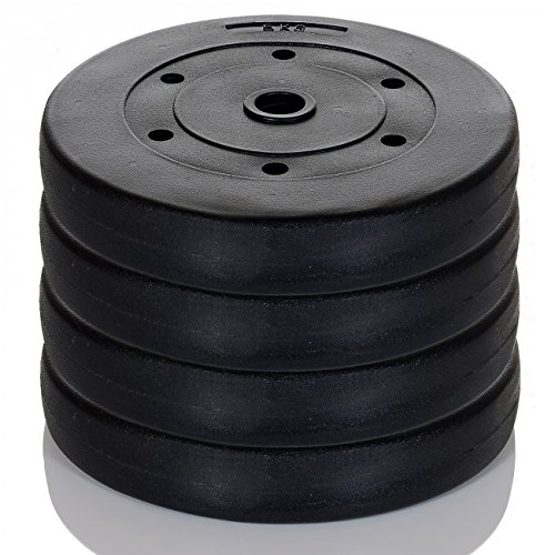 Hantelscheiben Gewichte – Auswahl aus 4 Krafttraining Sets – 4×5 kg / 2×10 kg / 2×10 2×5 kg oder 2 x 15 kg - 2