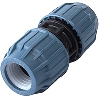 PE-Rohr Kupplung PP Verschraubung Fittinge 16 20 25 32 mm - DVGW (16 mm)