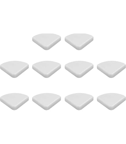 Protections D'angle Métalliques Décoratives - Lot De 4, Côté 34 Mm, Blanc - Pour Coins De Meubles, Boîtes, Cadres - Alliage Zinc Anti-rouille